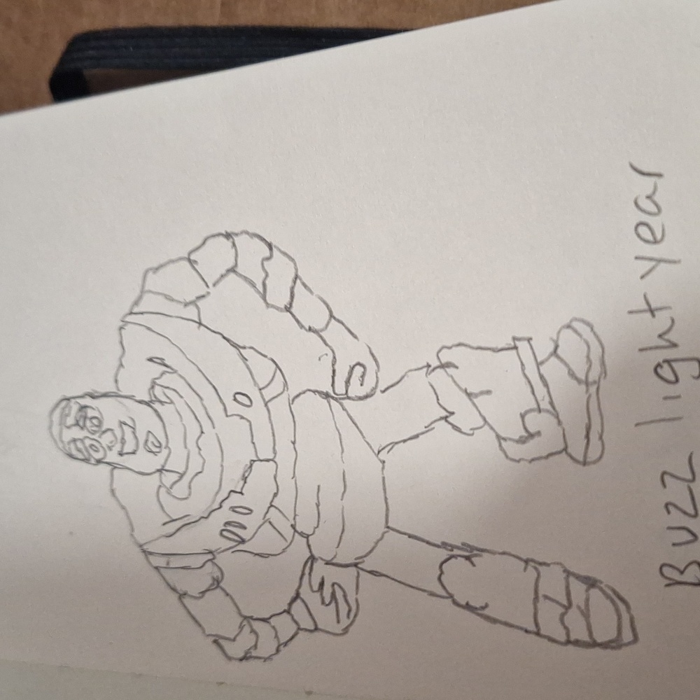 Hand drawn Disney characters